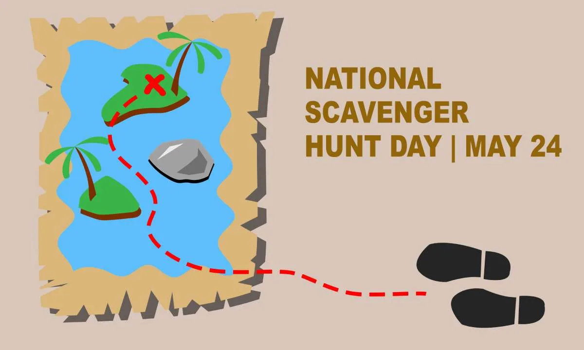 National Scavenger Hunt Day is May 24th of every year!